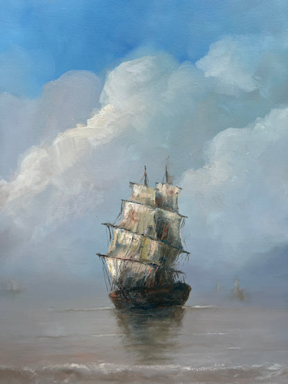 Three Ships | 48”x36”