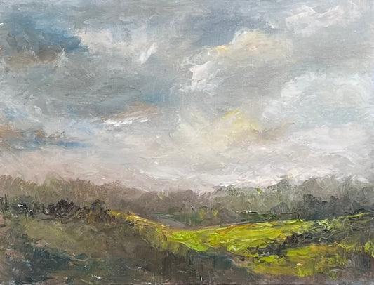 Overlooking the Fields | 16”x12”