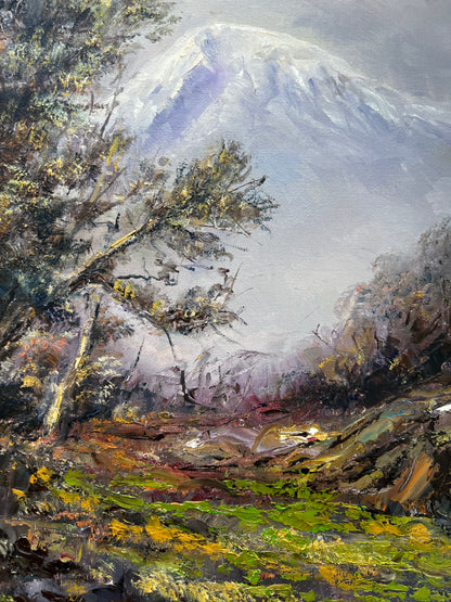 Trees Near Masis Sar | 12”x16”