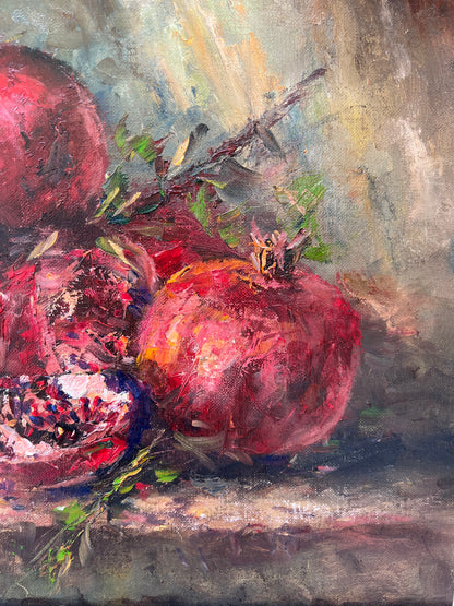 Ripened Pomegranates | 20”x16”