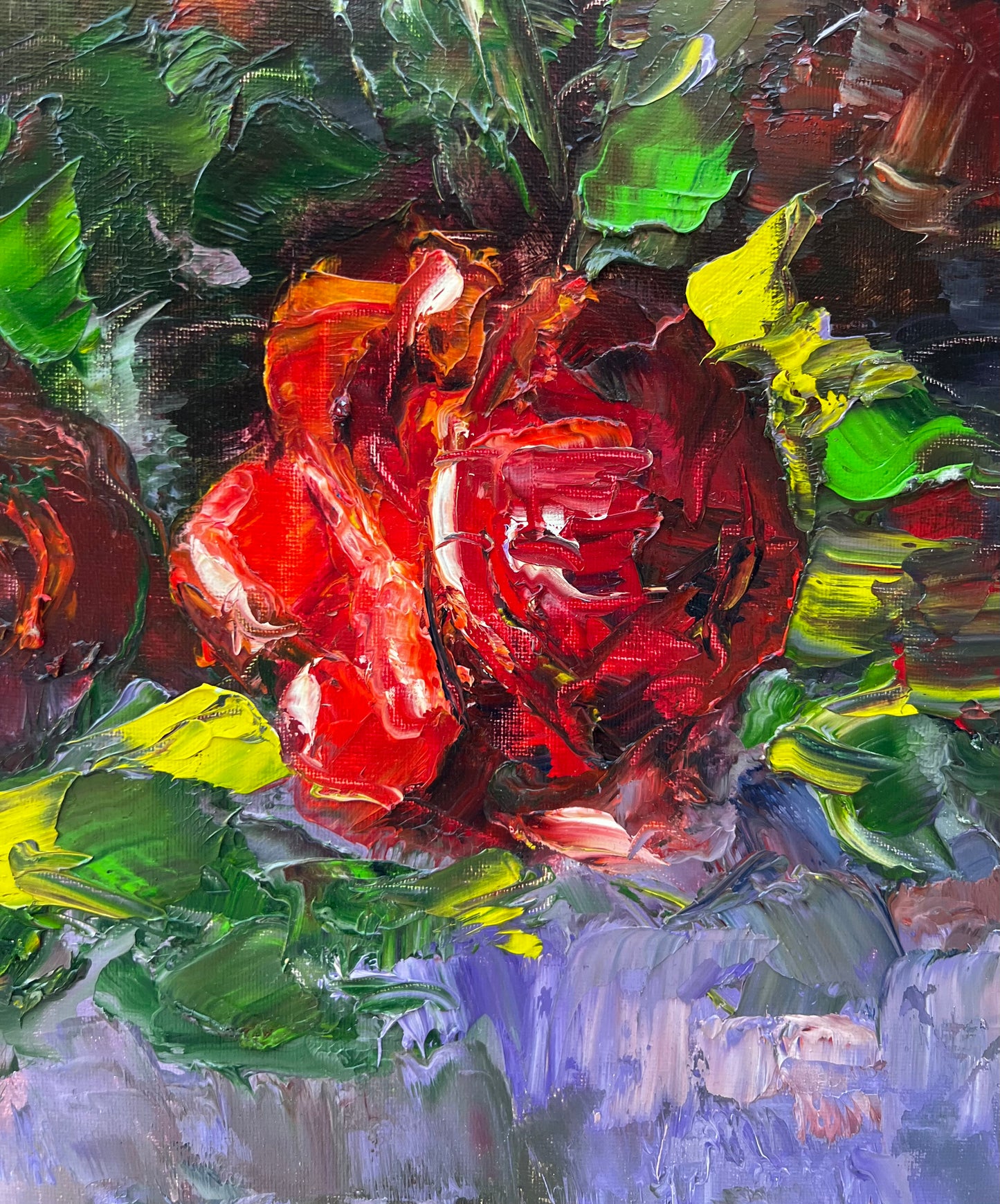 Two Red Roses | 18”x14”