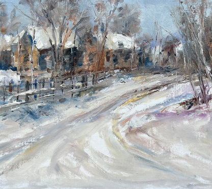 Nostalgic Winter in Armenia | 18”x14”