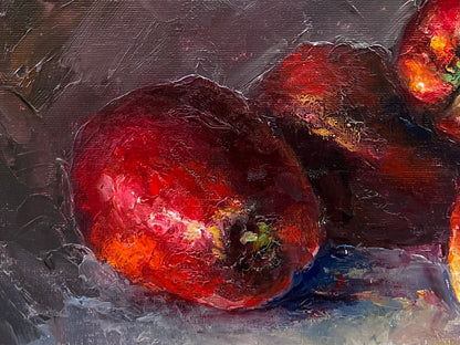 Five Red Apples | 18”x14”