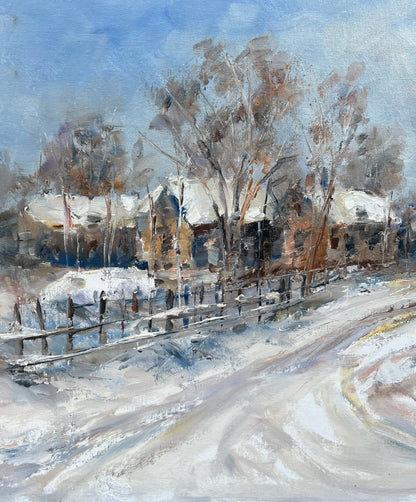 Nostalgic Winter in Armenia | 18”x14”