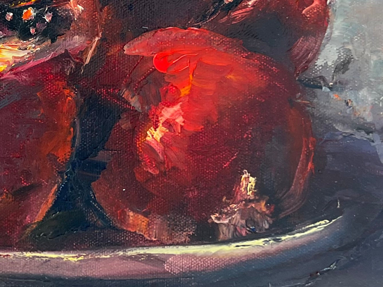 Opened Pomegranates | 18”x14”