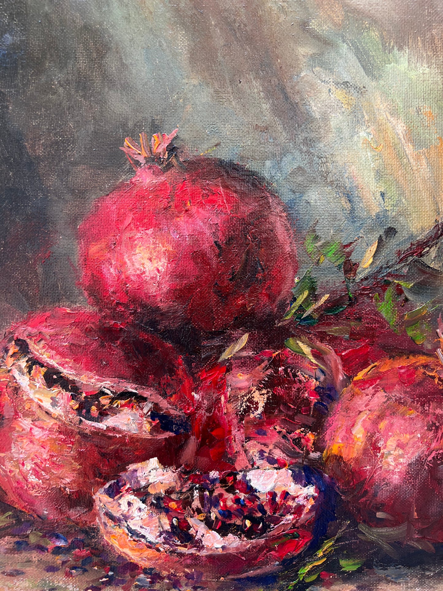 Ripened Pomegranates | 20”x16”