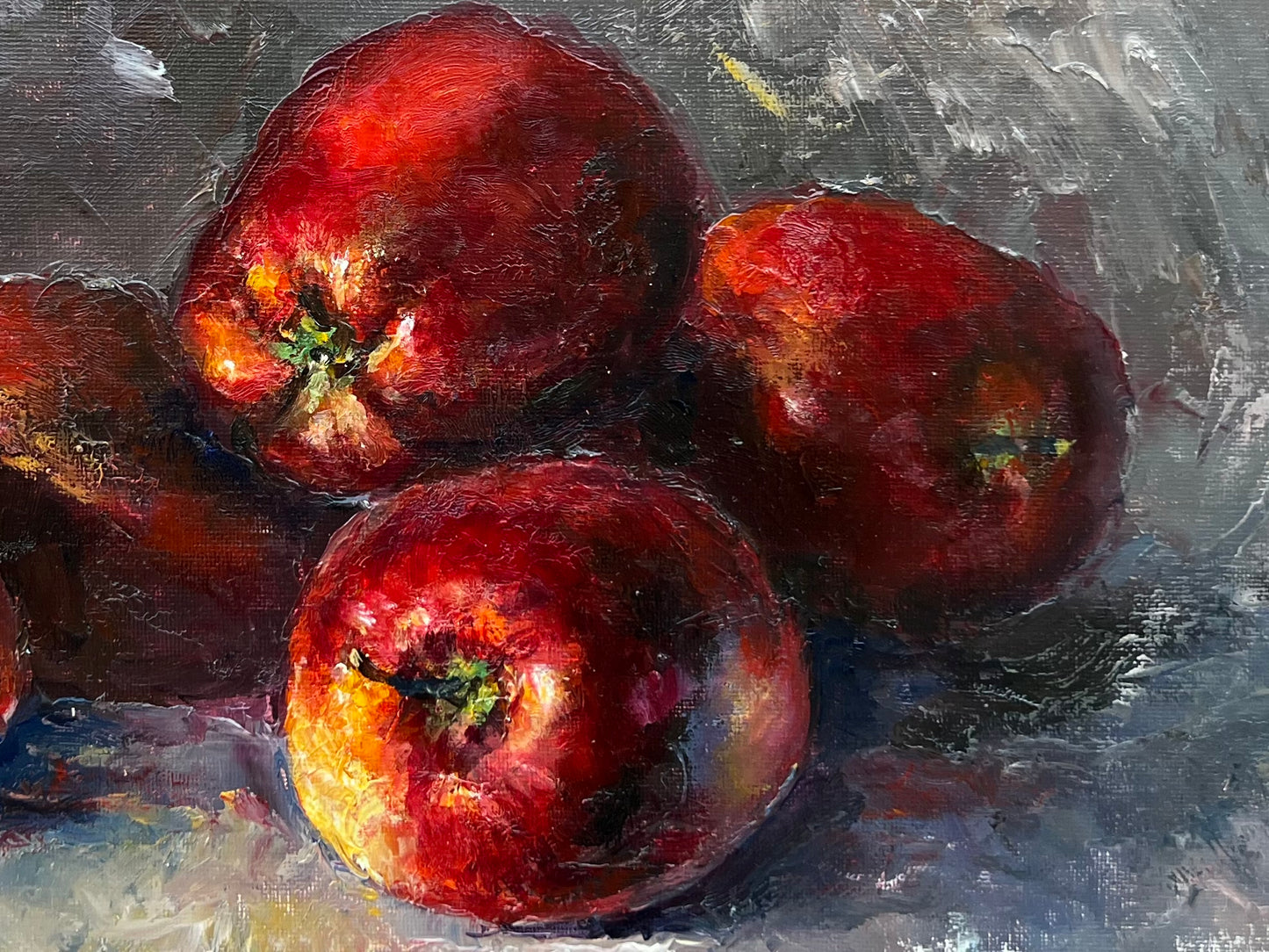 Five Red Apples | 18”x14”