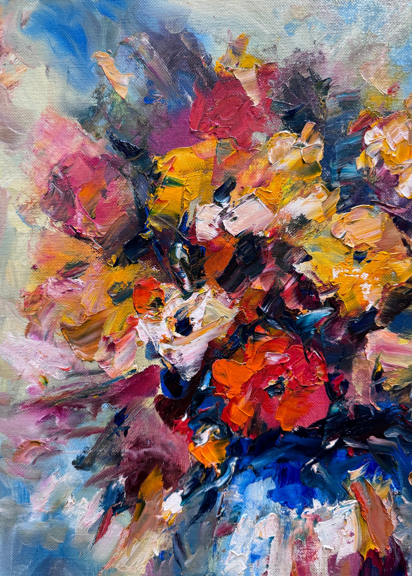 Bright Flowers | 16”x20”