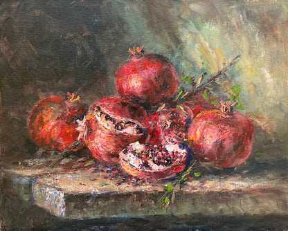 Ripened Pomegranates | 20”x16”