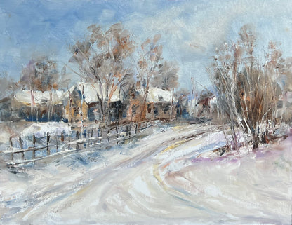 Nostalgic Winter in Armenia | 18”x14”