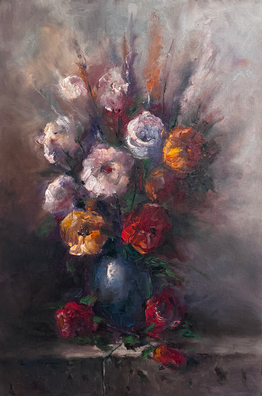 Spring Roses | 24”x36”