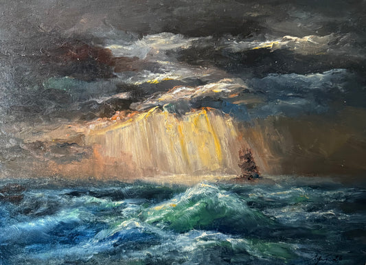 Sun Rays | 24"x18"